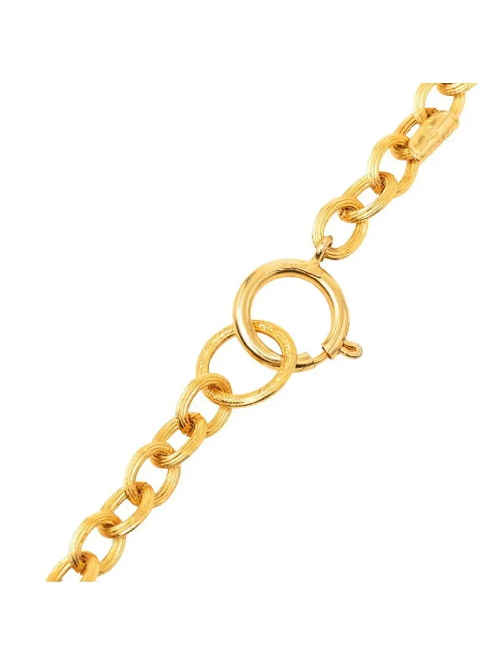 Chanel Cc Logo Pendant Necklace Metal #275688C13B